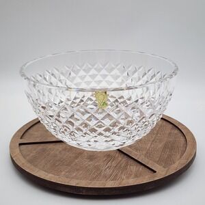 Vintage Waterford Crystal Glass‎ Bowl 8" Diameter